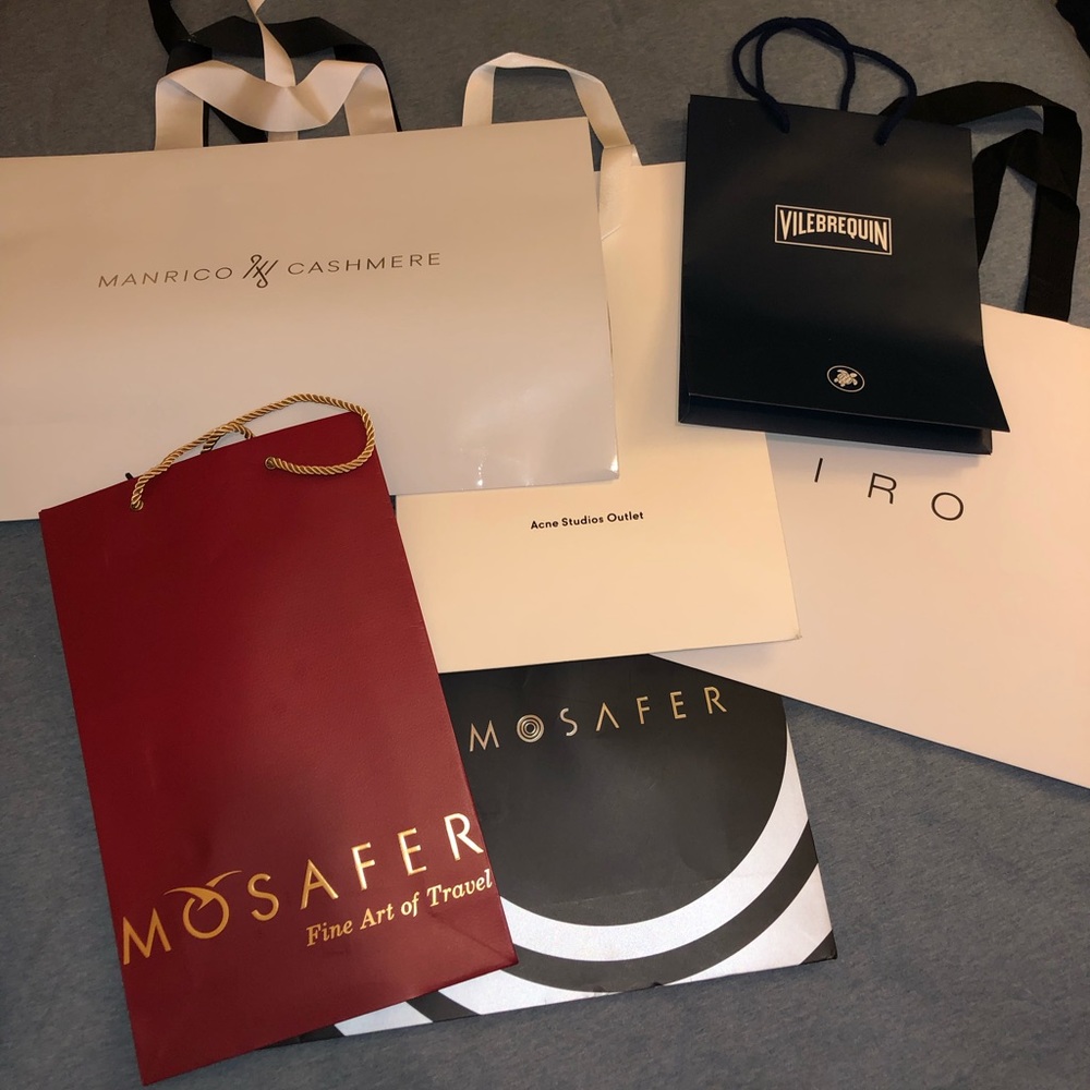 (6) Various Shopping Bags